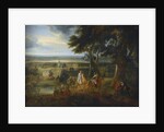 Rudolf of Habsburg handing over his horse to a priest delivering the viaticum by Jacques D'Arthois