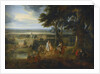 Rudolf of Habsburg handing over his horse to a priest delivering the viaticum by Jacques D'Arthois
