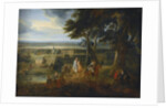 Rudolf of Habsburg handing over his horse to a priest delivering the viaticum by Jacques D'Arthois