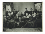 Anton Chekhov reads The Seagull with the Moscow Art Theatre company, 1899 by Pyotr Petrovich Pavlov