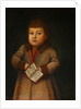 Boy with an Alphabet book, First quarter of 19th century by Anonymous