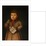 Boy with an Alphabet book, First quarter of 19th century by Anonymous
