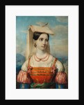 Portrait of Sophia Michailovna Sollogub, 1840s by Pimen Nikitich Orlov