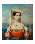 Portrait of Sophia Michailovna Sollogub, 1840s by Pimen Nikitich Orlov