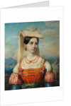 Portrait of Sophia Michailovna Sollogub, 1840s by Pimen Nikitich Orlov