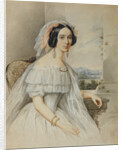 Portrait of Alexandra Smirnova-Rosset, 1844 by Nikolai Mikhailovich Alexeyev