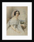 Portrait of Alexandra Smirnova-Rosset, 1844 by Nikolai Mikhailovich Alexeyev