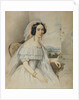 Portrait of Alexandra Smirnova-Rosset, 1844 by Nikolai Mikhailovich Alexeyev