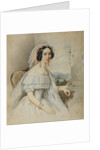 Portrait of Alexandra Smirnova-Rosset, 1844 by Nikolai Mikhailovich Alexeyev