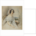 Portrait of Alexandra Smirnova-Rosset, 1844 by Nikolai Mikhailovich Alexeyev