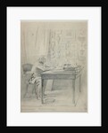Portrait of the author Faddei Bulgarin, 1840s by Vasily Timm