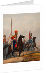 The Crimean Tatar Life Guard Squadron, 1840s by Heinrich Ambros Eckert