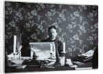 Anton Chekhov in his study in Yalta, 1895-1900 by Anonymous