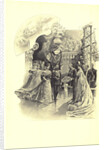 Alexandra Fyorodovna and Nicholas II during the ceremonial reception at the French Embassy, 1899 by Elena Petrovna Samokish-Sudkovskaya