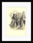 Alexandra Fyorodovna and Nicholas II during the ceremonial reception at the French Embassy, 1899 by Elena Petrovna Samokish-Sudkovskaya