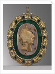 Catherine II as Minerva. Cameo, Last quarter of 18th century by Maria Feodorovna of Russua