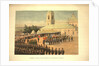 The consecration of the flags of the Preobrazhensky and Semenovsky Regiments by Vladimir Yegorovich Makovsky