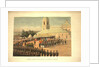 The consecration of the flags of the Preobrazhensky and Semenovsky Regiments by Vladimir Yegorovich Makovsky