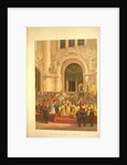 The imperial couple leaving the Cathedral of Christ the Saviour by Vasili Petrovich Vereshchagin