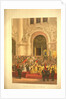 The imperial couple leaving the Cathedral of Christ the Saviour by Vasili Petrovich Vereshchagin