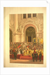 The imperial couple leaving the Cathedral of Christ the Saviour by Vasili Petrovich Vereshchagin