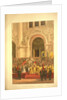 The imperial couple leaving the Cathedral of Christ the Saviour by Vasili Petrovich Vereshchagin