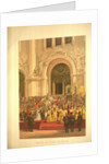 The imperial couple leaving the Cathedral of Christ the Saviour by Vasili Petrovich Vereshchagin