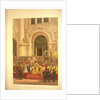 The imperial couple leaving the Cathedral of Christ the Saviour by Vasili Petrovich Vereshchagin