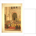 The imperial couple leaving the Cathedral of Christ the Saviour by Vasili Petrovich Vereshchagin