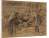 Konstantin Korovins name day party, 1912 by Leonid Osipovich Pasternak