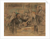 Konstantin Korovins name day party, 1912 by Leonid Osipovich Pasternak