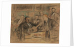 Konstantin Korovins name day party, 1912 by Leonid Osipovich Pasternak