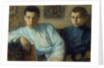Portrait of Boris and Alexander Pasternak, 1905 by Leonid Osipovich Pasternak