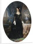 Portrait of Marie Duplessis, La Dame aux Camélias, c. 1840 by Jean-Charles Olivier