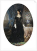 Portrait of Marie Duplessis, La Dame aux Camélias, c. 1840 by Jean-Charles Olivier
