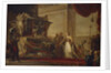 Catherine II laying the trophies of the Battle of Chesma on the tomb of Peter the Great, 1791 by Andreas Caspar Hüne