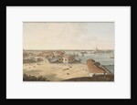 View to the Spit of Vasilyevsky Island and Peter and Paul Fortress, Between 1802 and 1805 by John Augustus Atkinson