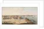 View to the Spit of Vasilyevsky Island and Peter and Paul Fortress, Between 1802 and 1805 by John Augustus Atkinson