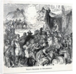 Tillys Soldiers in Encampment, 1882 by Anonymous