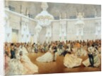 Ball in the Concert Hall of the Winter Palace during the Official Visit of Nasir al-Din Shah in May by Mihály Zichy
