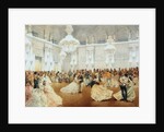 Ball in the Concert Hall of the Winter Palace during the Official Visit of Nasir al-Din Shah in May by Mihály Zichy