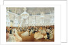 Ball in the Concert Hall of the Winter Palace during the Official Visit of Nasir al-Din Shah in May by Mihály Zichy