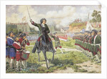 Military exercise of the Fun forces of Peter I near Kozukhovo, 1880 by Alexei Danilovich Kivshenko