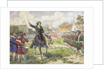 Military exercise of the Fun forces of Peter I near Kozukhovo, 1880 by Alexei Danilovich Kivshenko