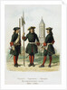 Dress uniforms of the Preobrazhensky Regiment in 1695-1700, 1901-1904 by Adolf Charlemagne