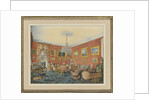 View of the artists drawing room in his townhouse by the Neva in St. Petersburg, 1859 by Eduard Hau