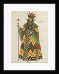 Tsar Saltan. Costume design for the opera The Tale of Tsar Saltan by N. Rimsky-Korsakov, 1928 by Ivan Yakovlevich Bilibin