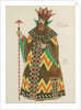 Tsar Saltan. Costume design for the opera The Tale of Tsar Saltan by N. Rimsky-Korsakov, 1928 by Ivan Yakovlevich Bilibin