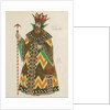 Tsar Saltan. Costume design for the opera The Tale of Tsar Saltan by N. Rimsky-Korsakov, 1928 by Ivan Yakovlevich Bilibin