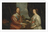 Double portrait of King Charles I and Queen Henrietta Maria by Sir Anthony van Dyck